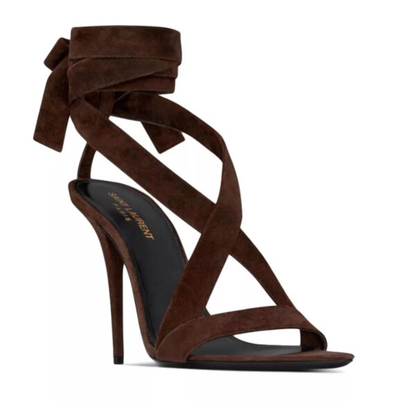 NWT - Saint Laurent Deva 105mm Sandal, Size 38 (US 8) - Picture 1 of 10